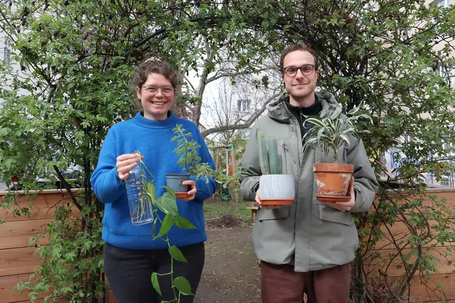 Im Arne-Karlsson-Park können Pflanzen getauscht werden