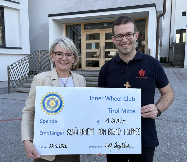 Inner Wheel finanziert jungem Mädchen Internatsplatz in Fulpmes