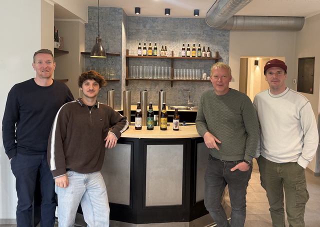Richard Schmaranzer, Luca Gumpenberger, Markus Große und Patrick Wenzel stellen das "Thor Bräu" in Ottensheim auf neue Beine. | Foto: Thor Bräu
