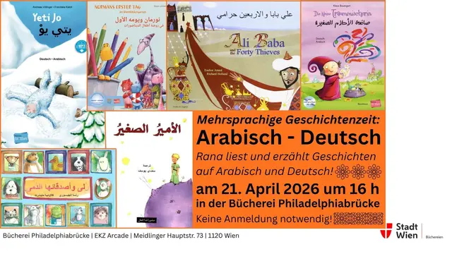 Mehrsprachige Geschichtenzeit in der Bücherei