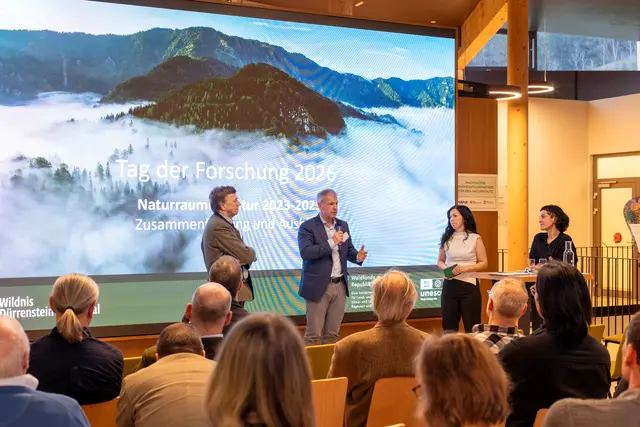 "Tag der Forschung" in Lunz: Die Naturrauminventur unterstreicht die Bedeutung des Wildnisgebiets als international einzigartigem Refenzraum. | Foto: Katharina Pfligl/Wildnisgebiet Dürrenstein-Lassingtal