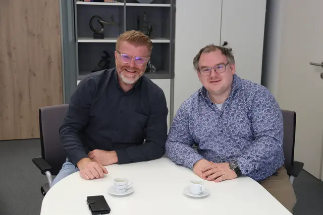 Bürgermeister Harald Bergmann begrüßt mit Georg Pichler einen neuen Urologen in Knittelfeld.