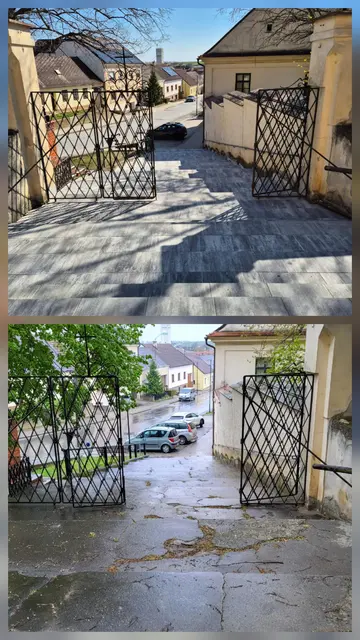 Die sanierten Kirchenstiegen der Marienkirche in Altlichtenwarth laden jetzt wieder zum sicheren Aufstieg ein. | Foto: Gemeinde Altlichtenwarth