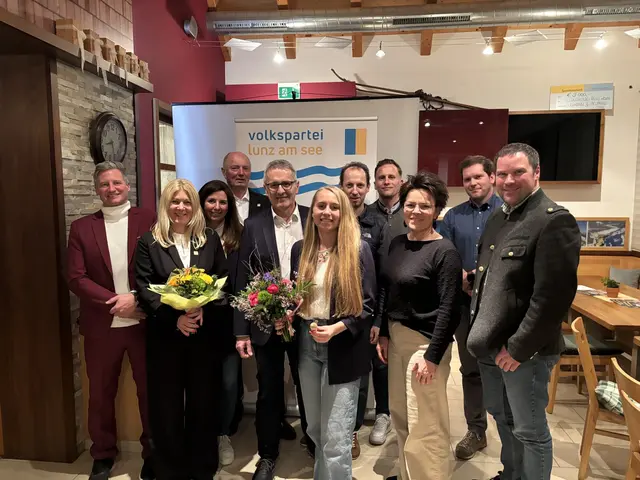 Gemeindeparteitag der Volkspartei in Lunz am See: Julia Dinstl (M.) wurde zur neuen Obfrau gewählt. | Foto: Volkspartei Bezirk Scheibbs
