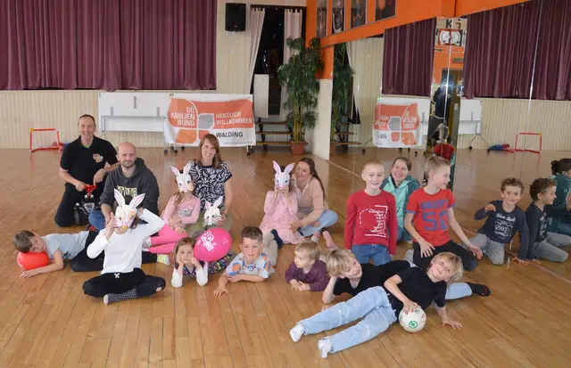 Alle Kinder hatten bei der "Hasenparty" großen Spaß. | Foto: Familienbund 
