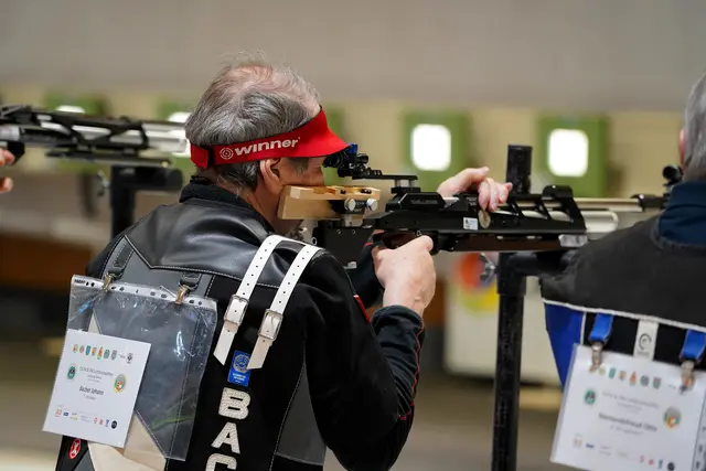 Johann Bacher eroberte Bronze im Luftgewehr-Bewerb stehend-aufgelegt Senioren 2 | Foto: Christian Kramer