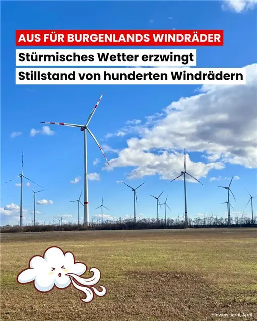 Bei den aktuellen stürmischen Böen muss man wirklich aufpassen, nicht weggeweht zu werden – aber keine Sorge, bei unseren heutigen Meldungen haben wir uns natürlich nur einen kleinen Aprilscherz erlaubt! | Foto: MeinBezirk