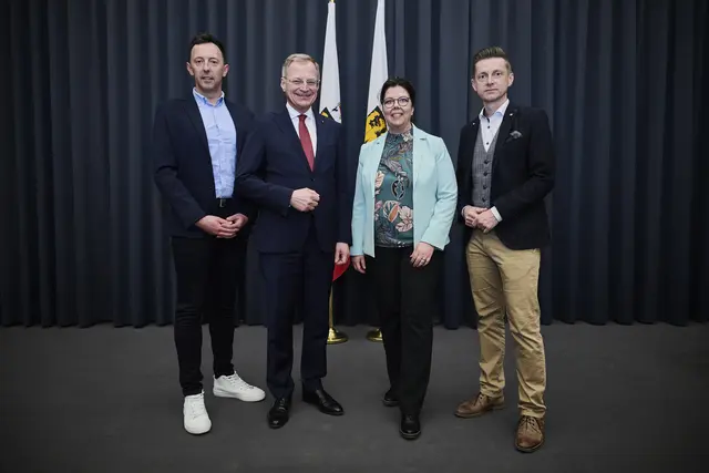 Kirchdorfer Ortschefs bei Landeshauptmann Stelzer