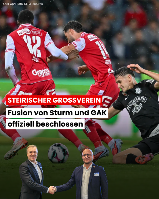 Ein steirischer Großverein ... ob das gut geht?  | Foto: GEPA Pictures