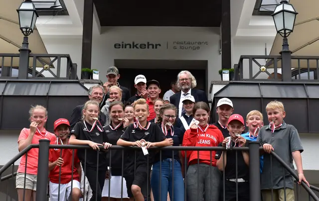 Die glücklichen Medaillenträger der Schüler- und Jugend-Landesmeisterschaften im Golfclub. | Foto:  Salzburger Golfverband