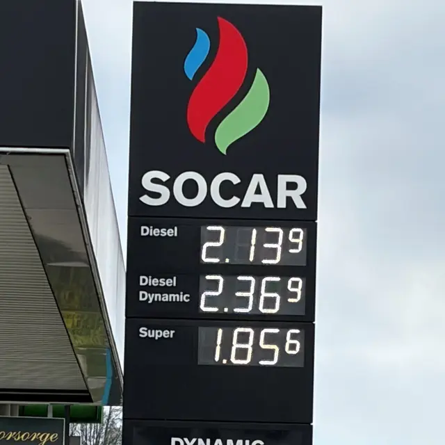 B70 - GU: Seiersberg bis VO: Köflach
Socar – Seiersberg
29.03.: Diesel: € 2,139 / Super 95: € 1,856
30.03.: Diesel: € 2,234 / Super 95: € 1,894
01.04.: Diesel: € 2,214 / Super 95: € 1,892
2. April 2026: Diesel € 2,119 / Super 95: € 1,769 (Preissenkung eingehalten)
 | Foto: Kirchengast
