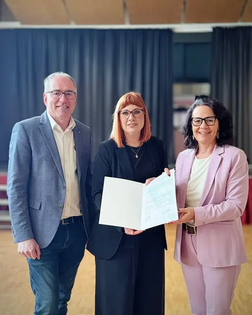 Alexander Stangassinger, Nicole Krammer, Daniela Gutschi. | Foto: Stg Hallein