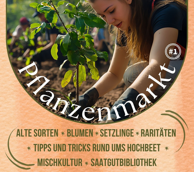 [Anzeige] 17.4. Pflanzenmarkt in der Begegnungszone – entdecken, plaudern und genießen