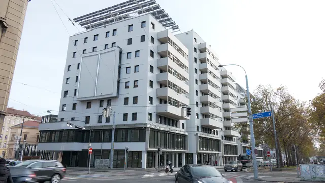 Im neuen Stadtquartier „Sophie 7“ auf dem Gelände des ehemaligen Sophienspitals startet die Vergabe für einen neuen Gemeindebau.  | Foto: Andreas Pölzl/MeinBezirk