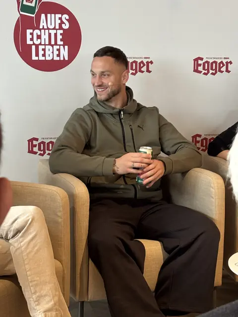 Marko Arnautović ist der neue Markenbotschafter von Egger. | Foto: Tanja Handlfinger