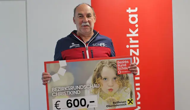 Naturfreunde Sandl spenden 600 Euro für Stefan aus Liebenau