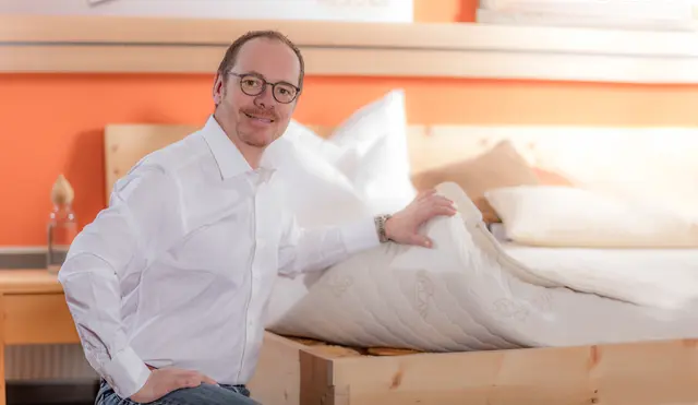 Wolfgang Reingruber ist Inhaber von Reingruber gesund schlafen in Gmunden. | Foto: Reingruber gesund schlafen