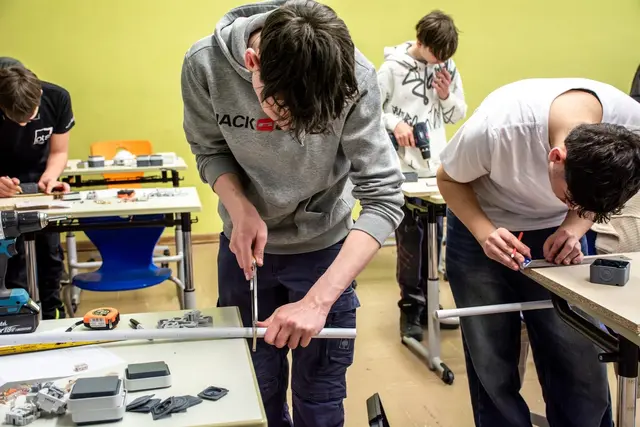 Höchste Konzentration und Einsatzbereitschaft beim Landeswettbewerb der Polytechnischen Schulen. | Foto: MS St.Peter/O
