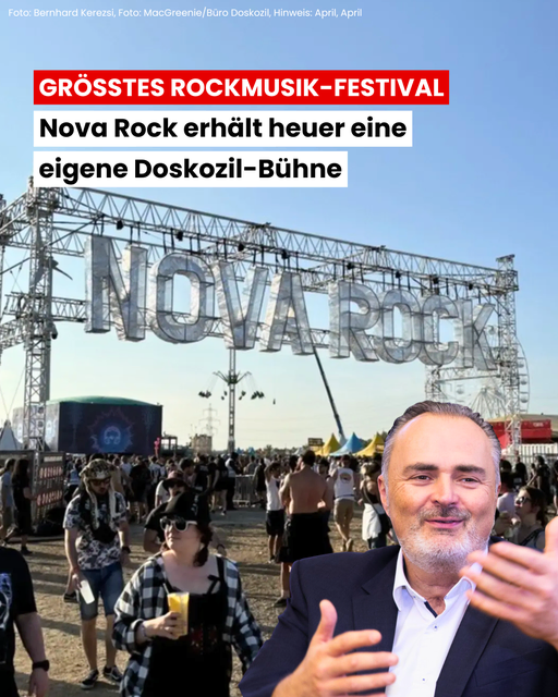 Größtes Rockmusik-Festival oder Größter Aprilscherz? | Foto: Bernhard Kerezsi, MacGreenie/Büro Doskozil