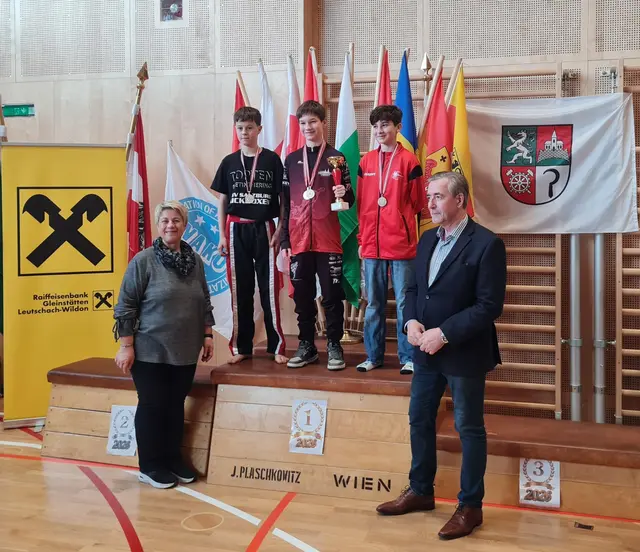 Auch Lars Zimmermann holte Gold. | Foto: ASKÖ Kickboxclub Leibnitz