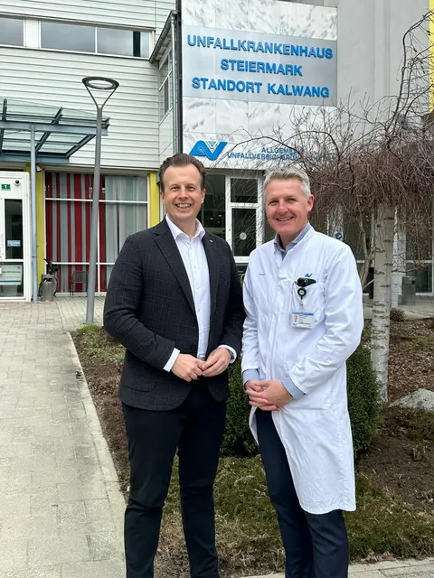 Gesundheitslandesrat Kornhäusl im UKH Kalwang