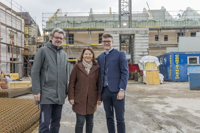 Noch bis voraussichtlich Ende 2026 wird das Landesgut umfassend saniert und modernisiert. | Foto: Land Salzburg/Neumayr/Leopold