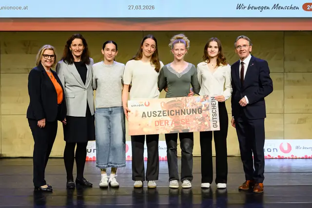 Unter anderem wurden die jungen Talente des UJZ Mühlviertel ausgezeichnet. | Foto: cityfoto.at