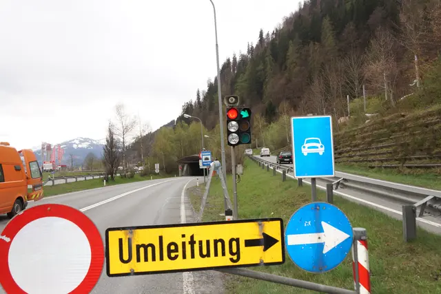 Schmittentunnel wegen Wartungs- und Bauarbeiten gesperrt