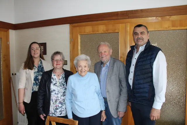 Helene Salber beging ihren 95. Geburtstag. | Foto: Gemeinde Rechnitz