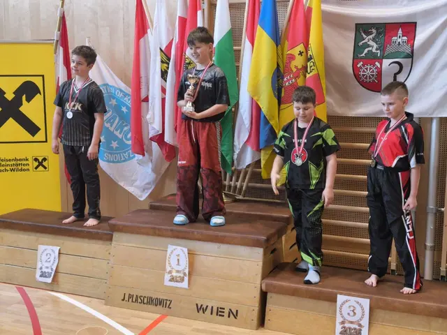 Maximilian Hutter holte sich seinen ersten Meistertitel. | Foto: Kickbox Club Rohrbach