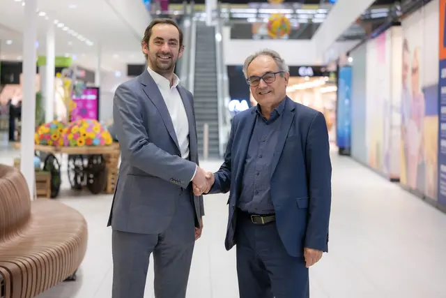Führungswechsel im EKZ west: Max Stomm und Karl Weingrill. | Foto: Andreas Friedle / EKZ west