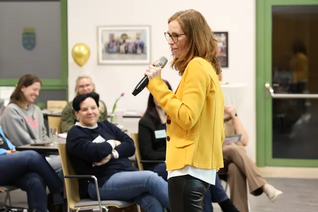 Helga Gruber sprach über die gesundheitlichen Aspekte. | Foto: Maria Hörmandinger