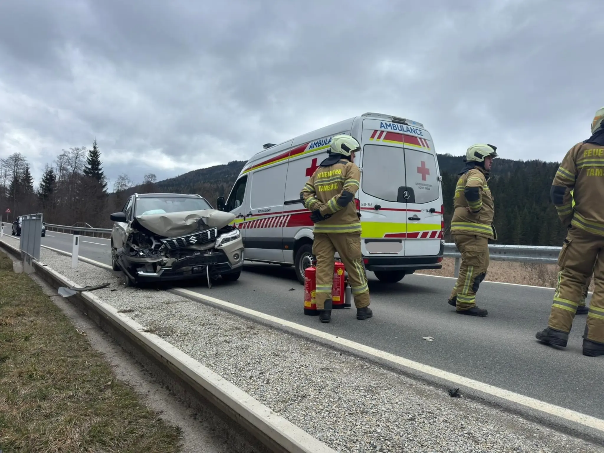 Verkehrsunfall B96 Heute