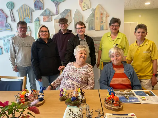 Altenheimbewohner in Lembach erhielten besondere Ostergrüße zum Fest