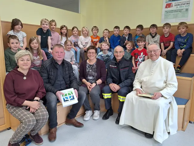 Vier besondere Gäste lasen den Kindern in St. Veit etwas vor. | Foto: VS St. Veit