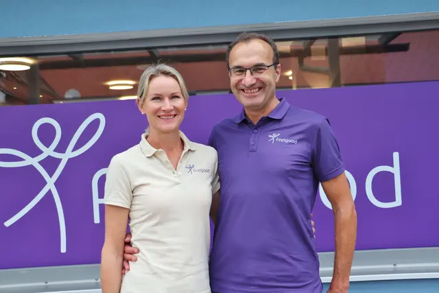 Ines Brunner und Thomas Mühlbacher  laden zum Tag der offen Tür in das Feelgood-Doppelstudio Seiersberg-Pirka. | Foto: Edith Ertl