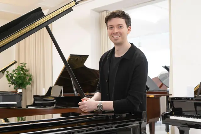 Bei Benjamin Mujadzic dreht sich alles um's Klavier