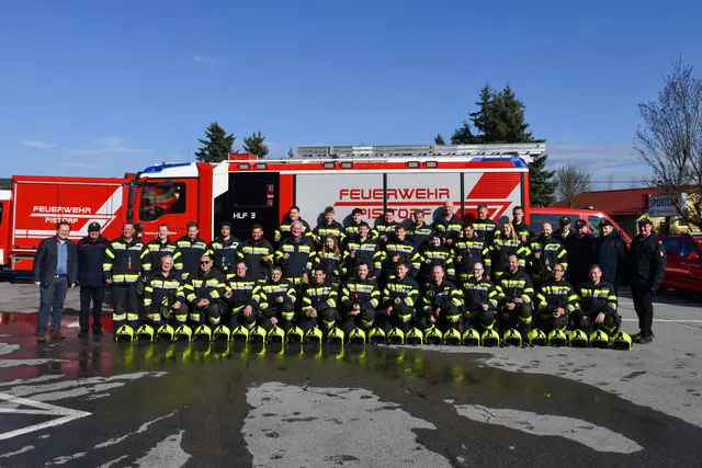 FF Pistorf meistert die Branddienstleistungsprüfung fehlerfrei