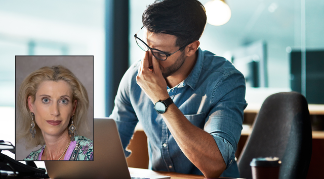 Betroffene nehmen die Erkrankung oft selbst gar nicht wahr - Elisabeth Fischer zum Thema Burnout und Depression. | Foto: Privat / adobe.stock.at/Jadon Bester/peopleimages.com 