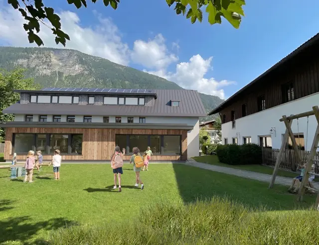 Visualisierung: Erweiterung der Volksschule | Foto: Bergwerk Architekten