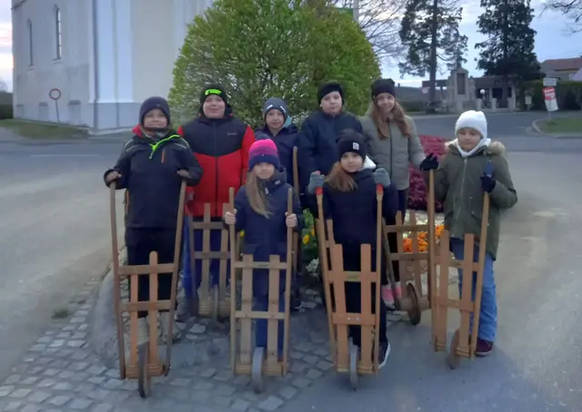 Fleißige Ratscherkinder unterwegs