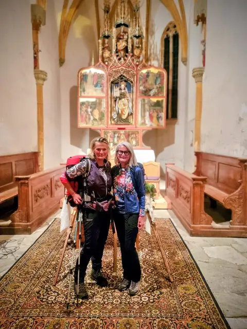 Elisabeth Salbrechter (li.) mit ihrer Bergfreundin Rosemarie Hawa-Vouk | Foto: privat/Rosemarie Hawa-Vouk