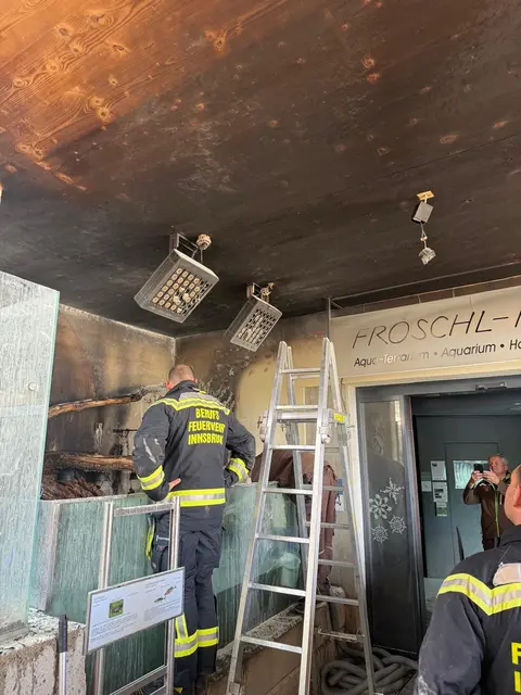 Feuerwehreinsatz im Förschl-Haus | Foto: Alpenzoo