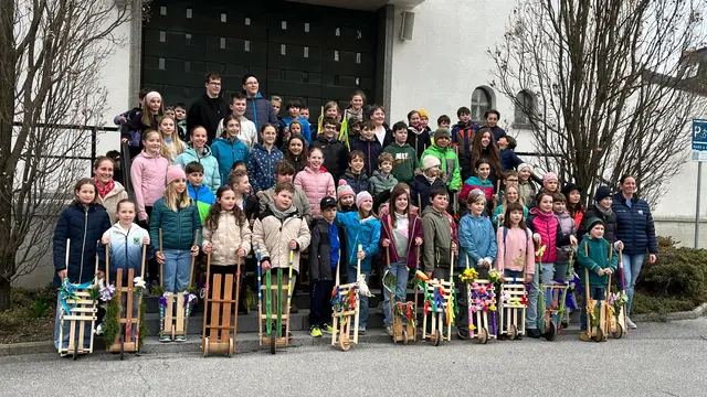 80 Kinder ratschten in Gänserndorf