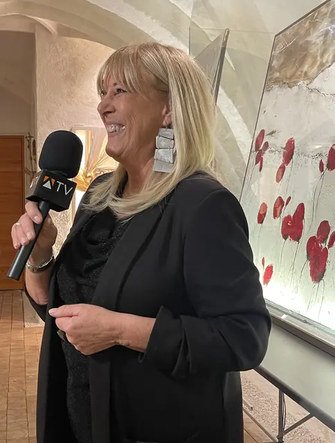 Evelyn Gärtner im Interview  | Foto: Josef Goldhofer