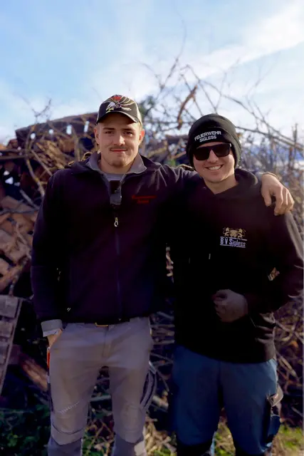 Der neue Obmann Florian Reiner (links) und sein erfahrener Stellvertreter Robert Einfalt (rechts) blicken voller Tatendrang in die Vereinszukunft. | Foto: MeinBezirk / Alejandra Ortiz