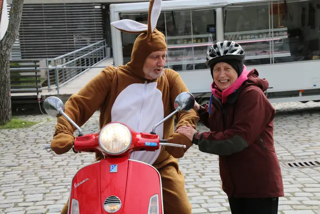 SPÖ Ostereier Verteilaktion