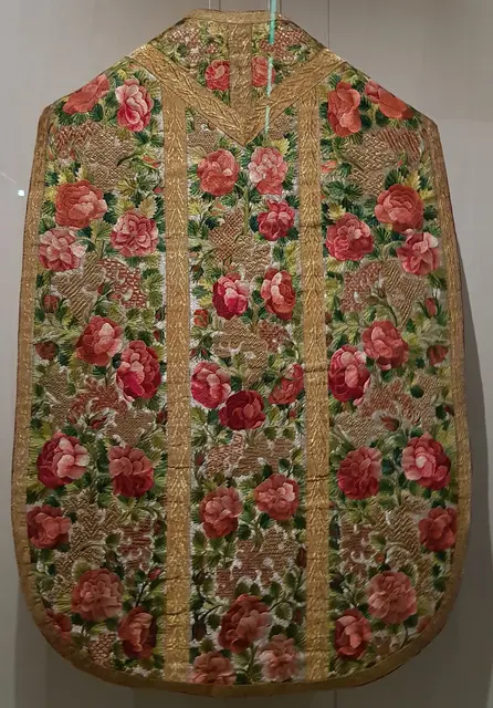 Kasel des Rosenornats, 1700, Ursulinenkloster Wien