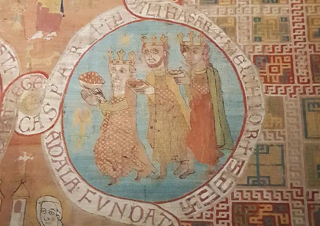 Gösser Ornat, Antependium, Detail, 1260