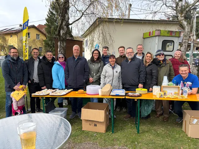 Das große Team der VP Mauerbach bei der Ostereiersuche 2026. | Foto: VP Mauerbach